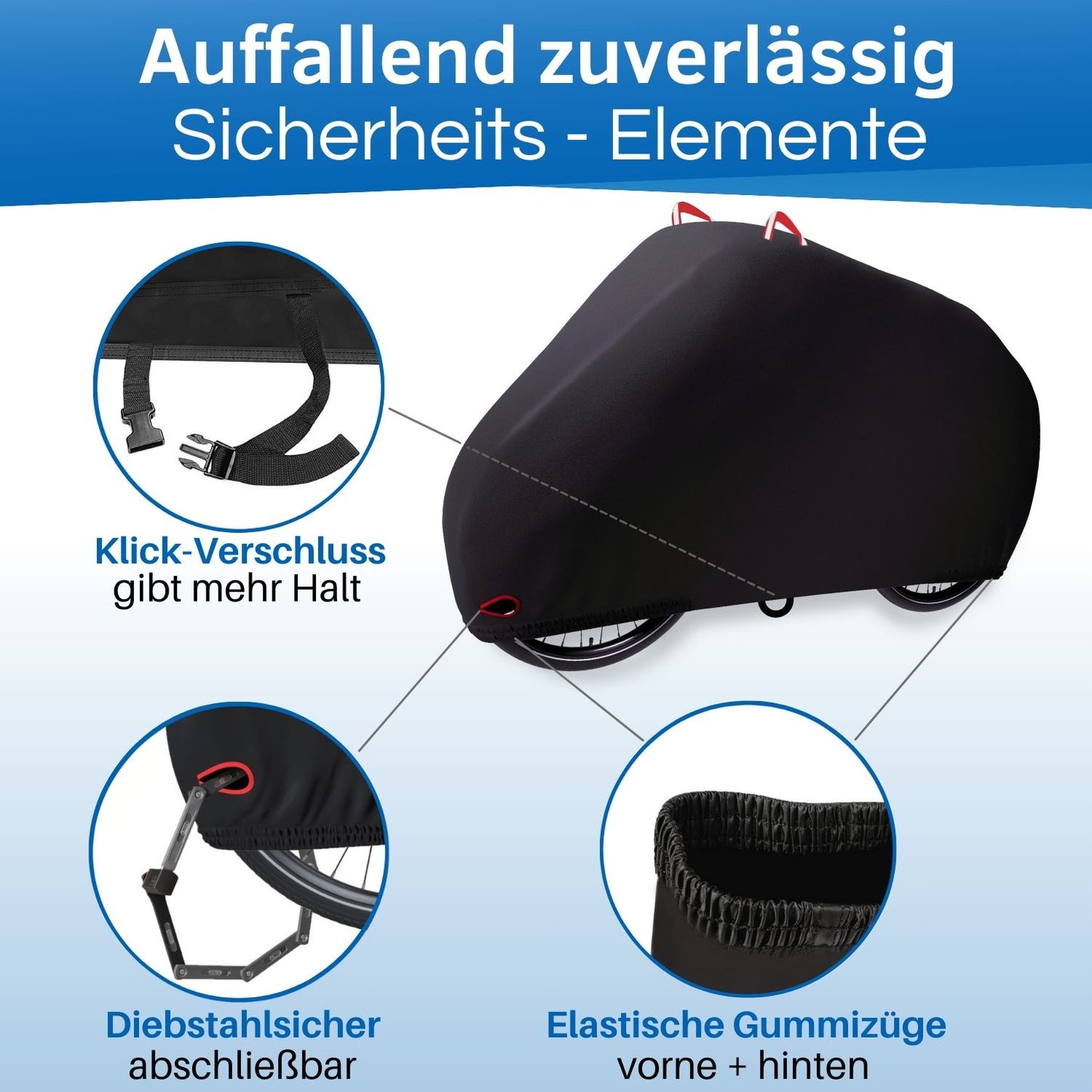 Fahrradabdeckung, für 1 Fahrrad