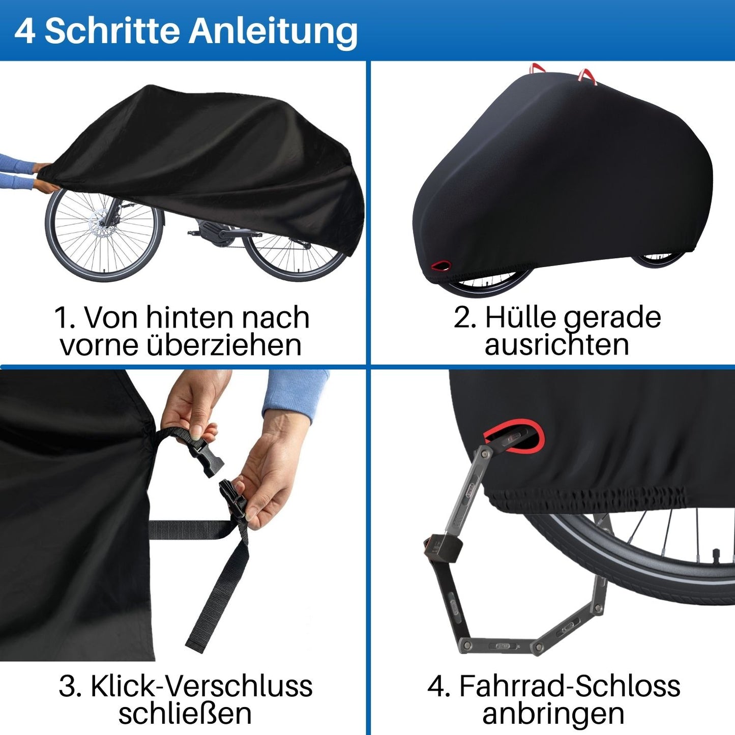 Fahrradabdeckung, für 1 Fahrrad