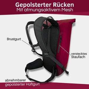 Wasserdichter Rolltop Rucksack "Urban 25" - V2.0