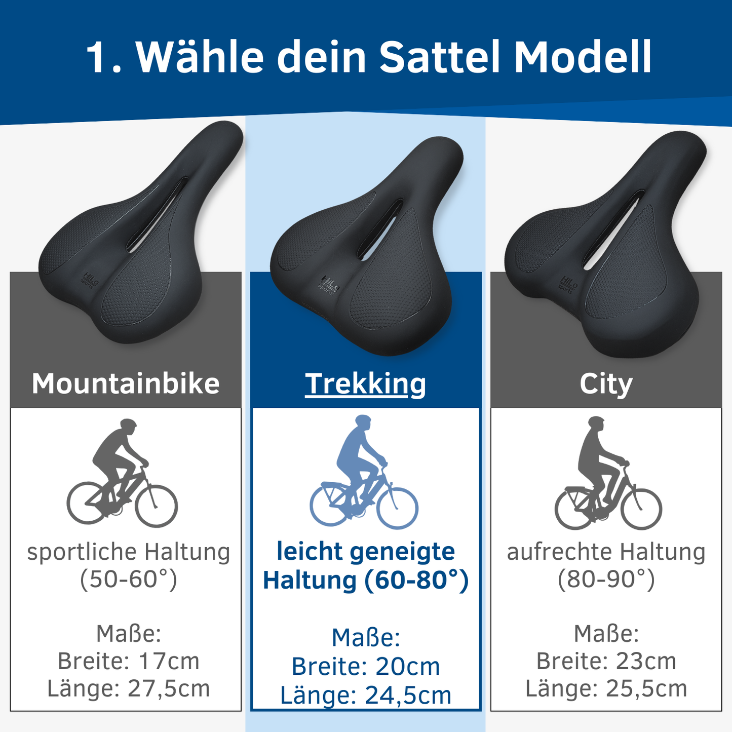 Fahrrad Sättel Auswahl
