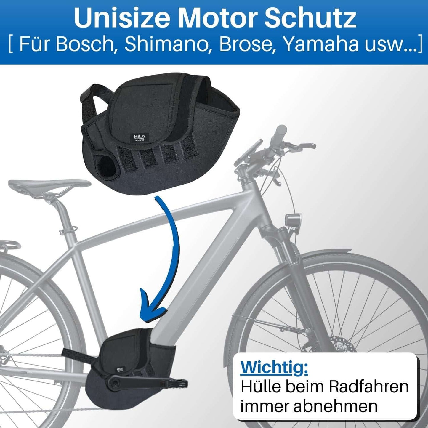 Schutzhülle für E-Bike Motoren