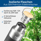 Isolierte Edelstahl Fahrrad Trinkflasche 600ml Volumen