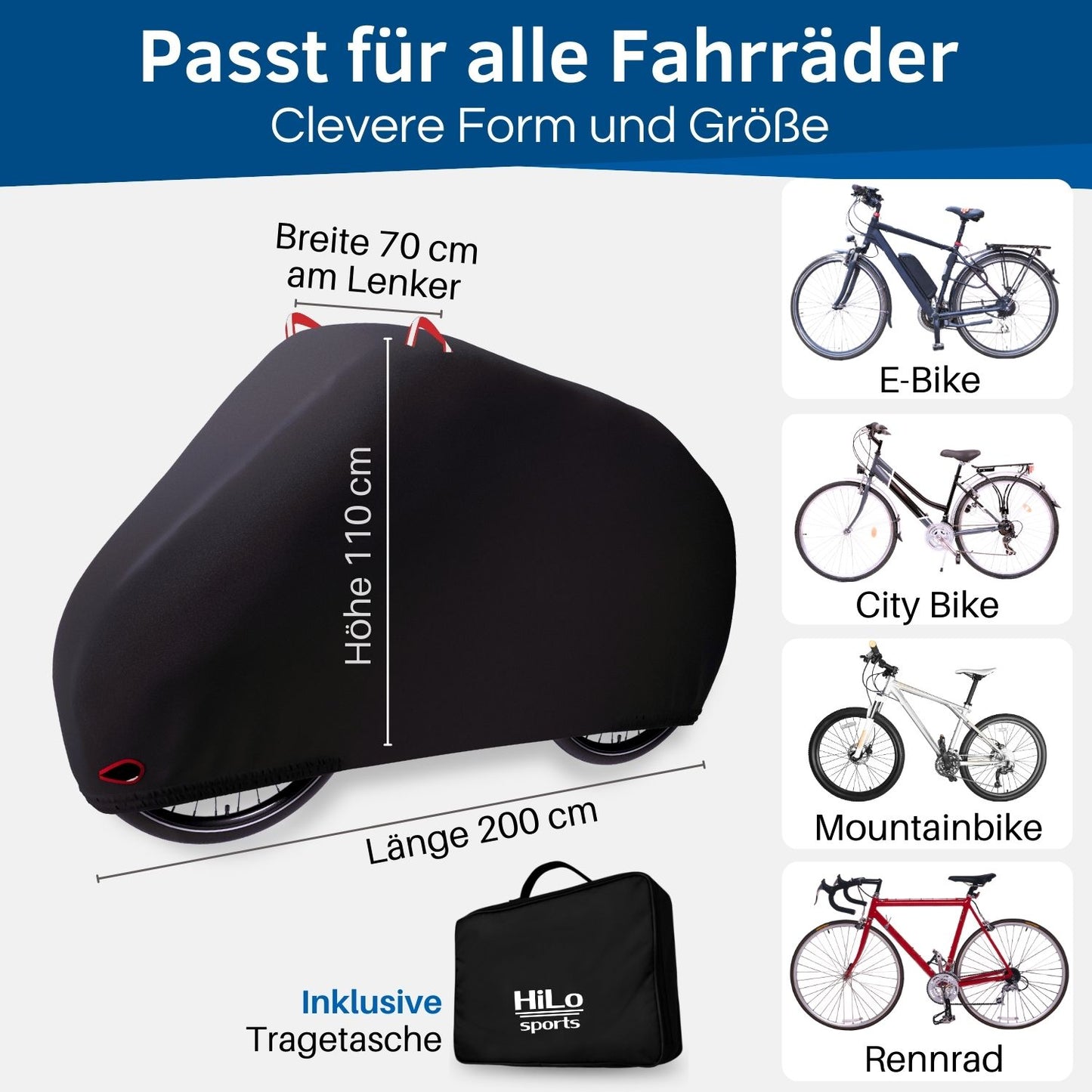fahrrad schutzhülle für alle fahrräder