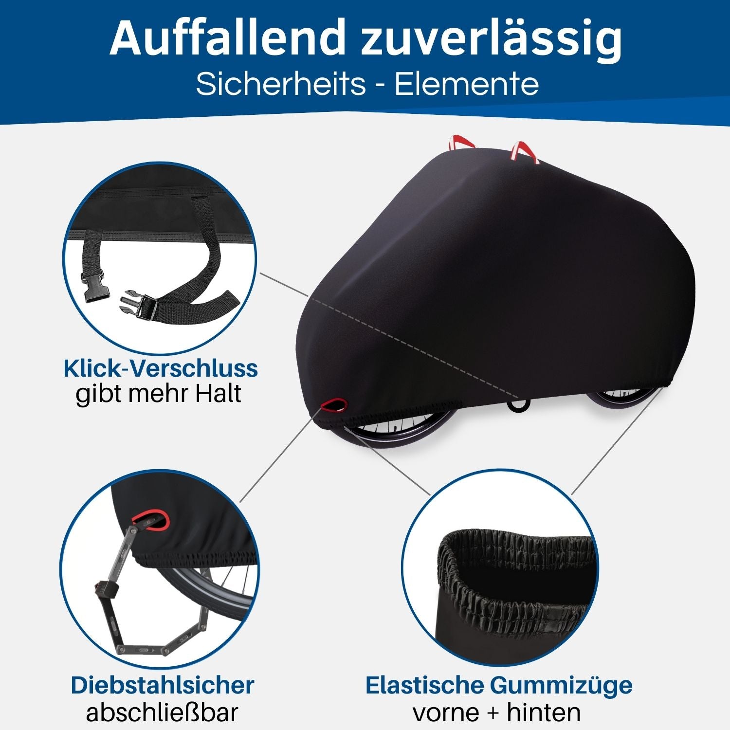 fahrradabdeckung mit features