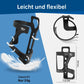 Die Flaschenhalter fürs Fahrrad wiegen nur 33 Gramm.