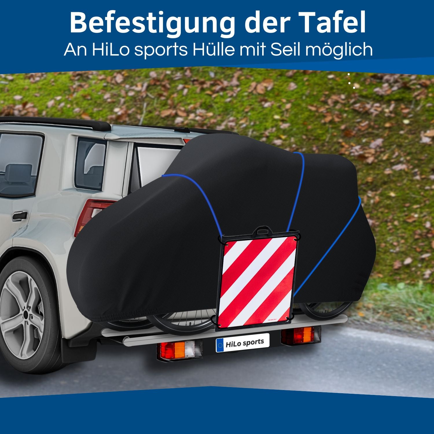 Fahrradträger Warntafel für Heckträger Fahrrad Transport