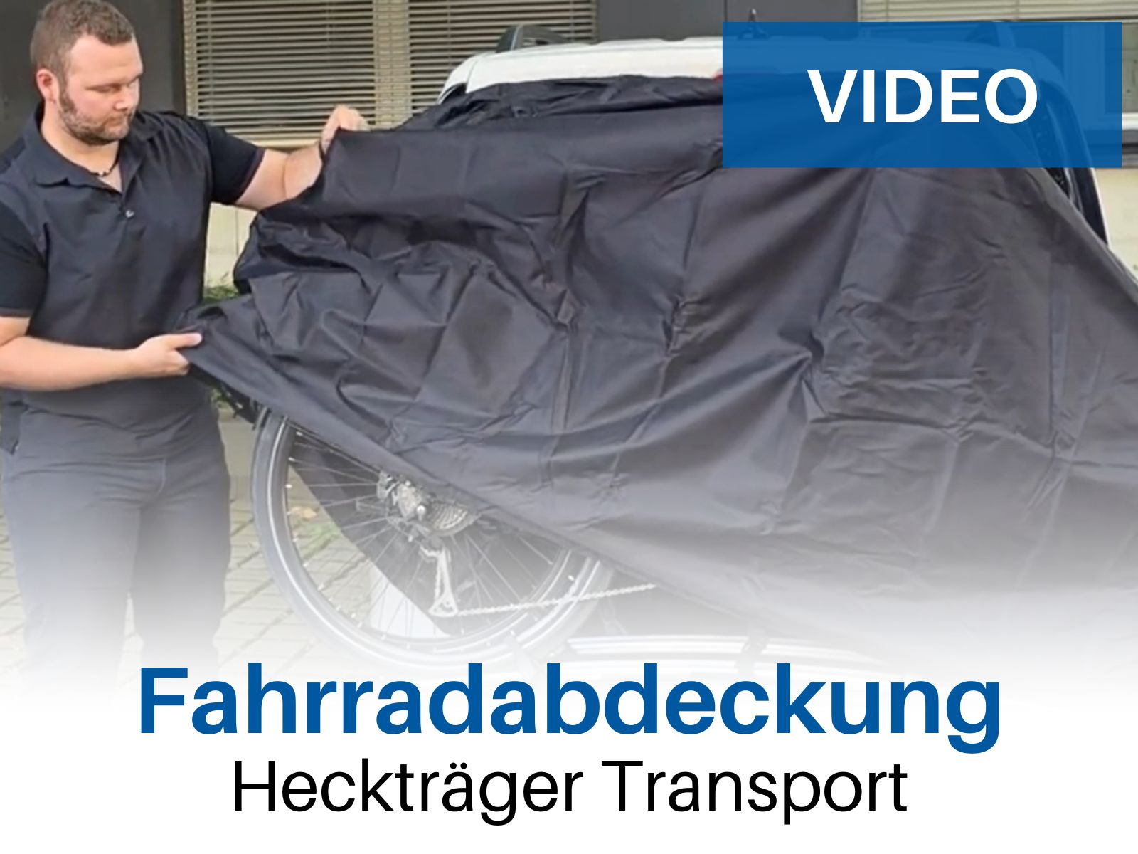 Fahrradabdeckung für Heckträger Transport