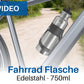 Fahrrad Trinkflasche Edelstahl, 750ml