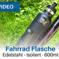 Isolierte Edelstahl Fahrrad Trinkflasche