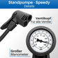 Fahrrad Luftpumpe mit Manometer bis 11bar