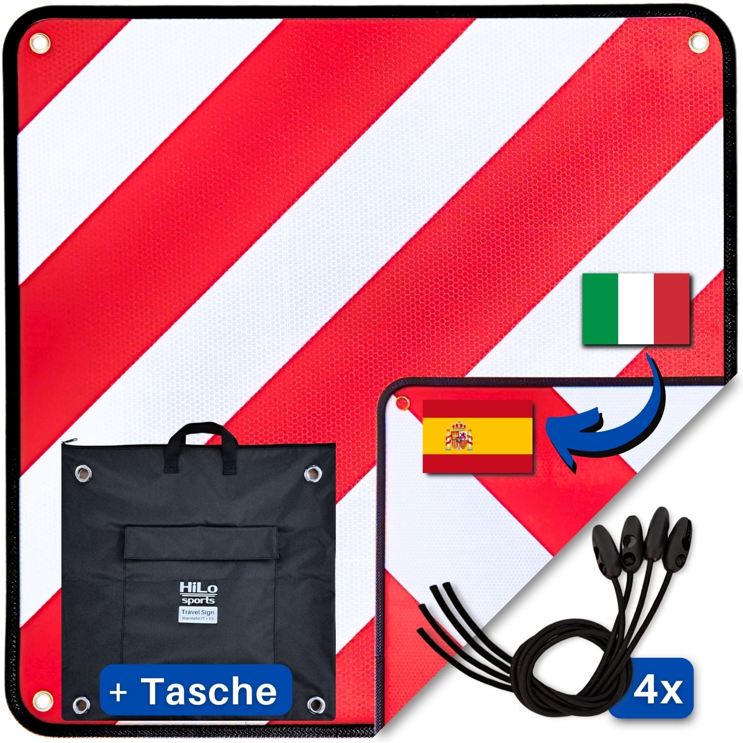 Warntafel Italien und Spanien