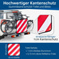 Warntafel Fahrradträger mit Wende Funktion rot weiß leuchtend