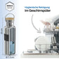 Spülmaschinentaugliche Edelstahl Rad Trinkflasche.