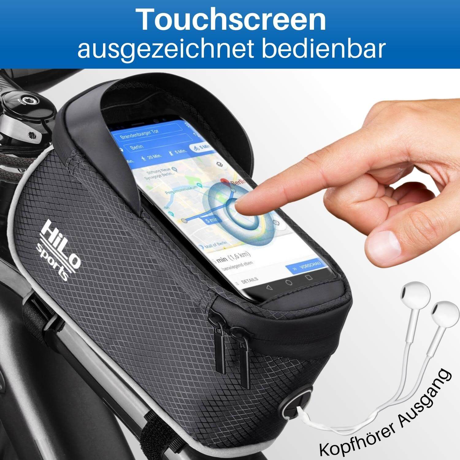 Rahmentasche online mit Express Versand bestellen. Tolle Fahrrad Oberrohrtasche in premium Qualität kaufen.