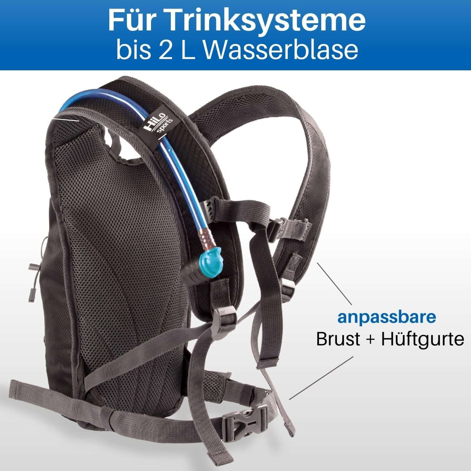 Fahrradrucksack zum Trinken, perfekt für längere Fahrradtouren.